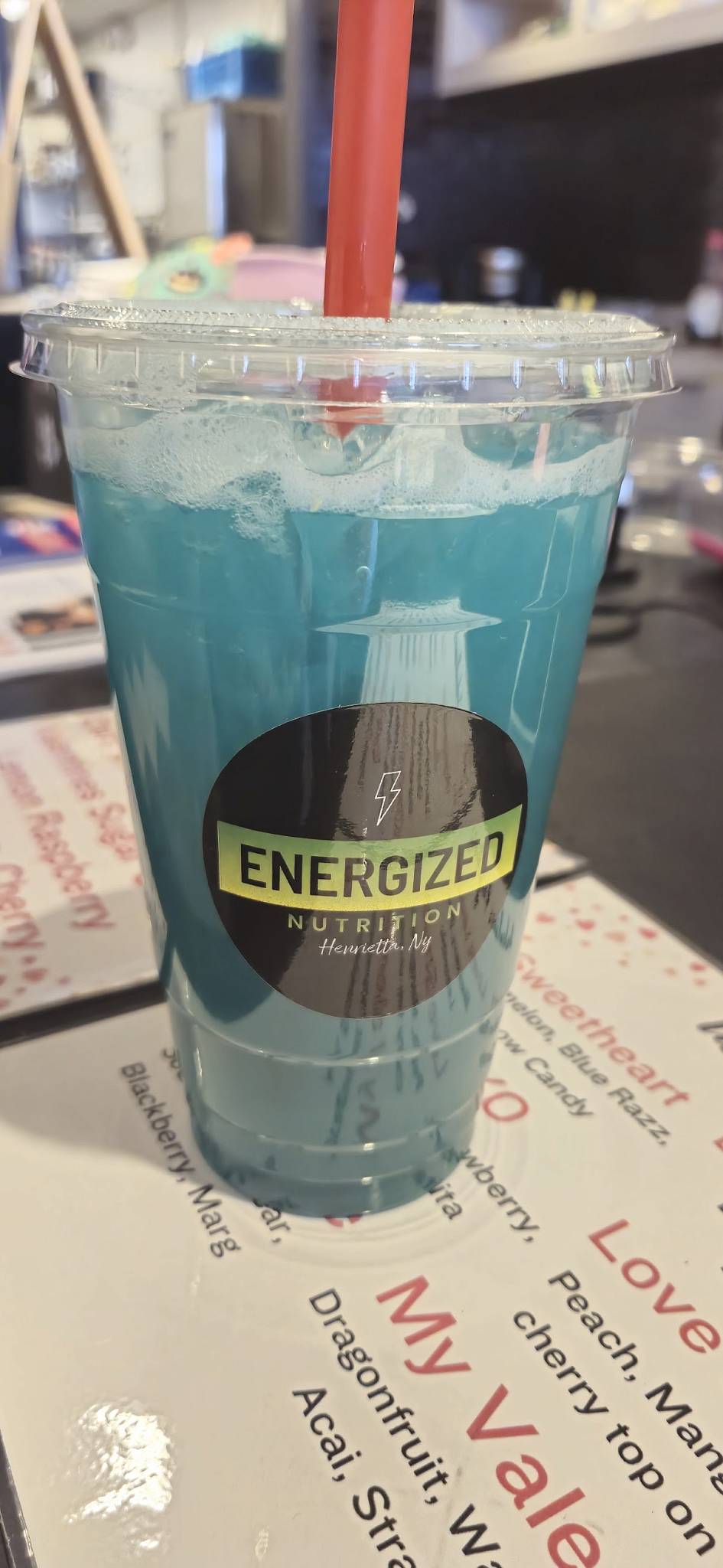 Energized Nutrition меню