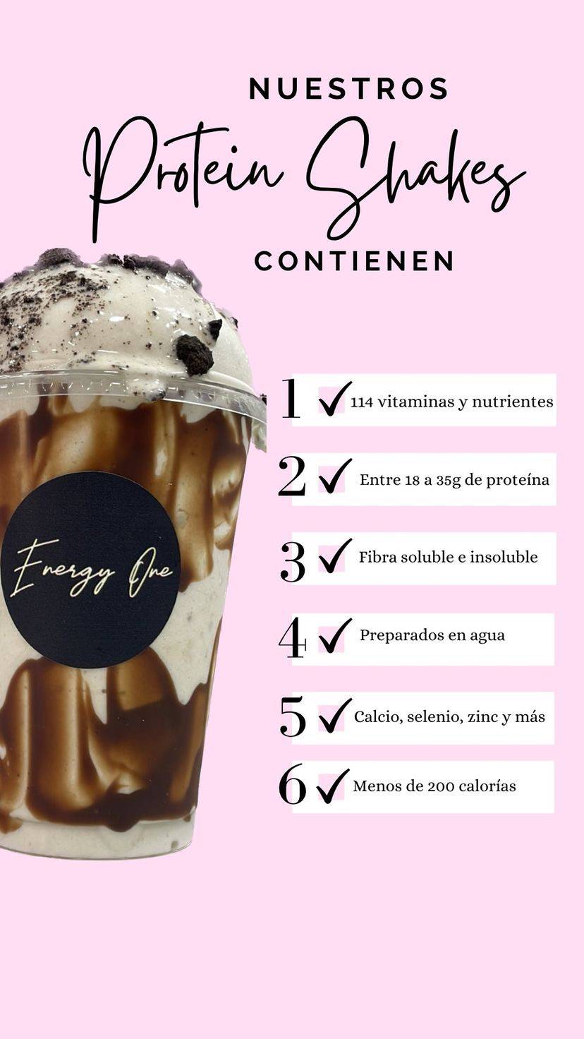 Energy onee меню