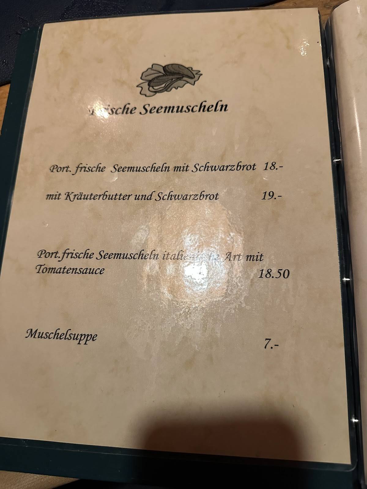 Ampütte меню