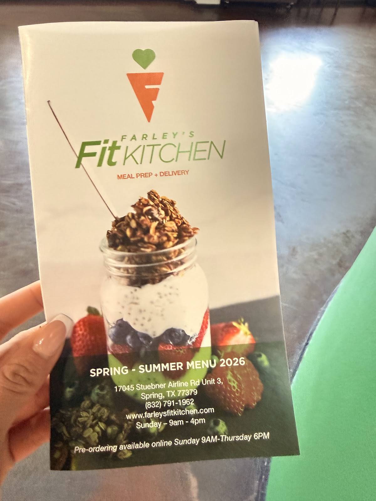 Farley's Fit Kitchen меню