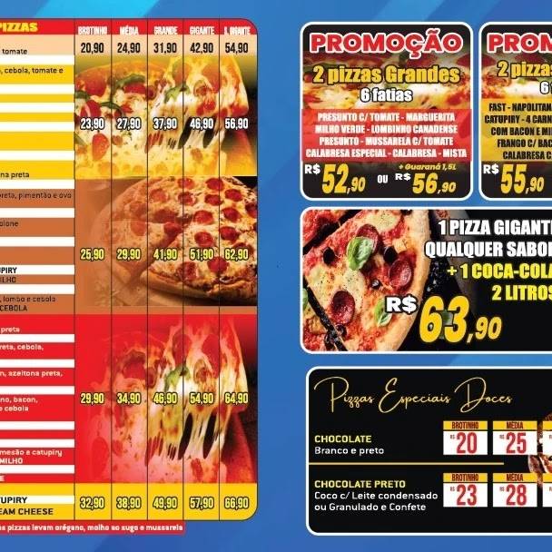 Fast Pizza меню