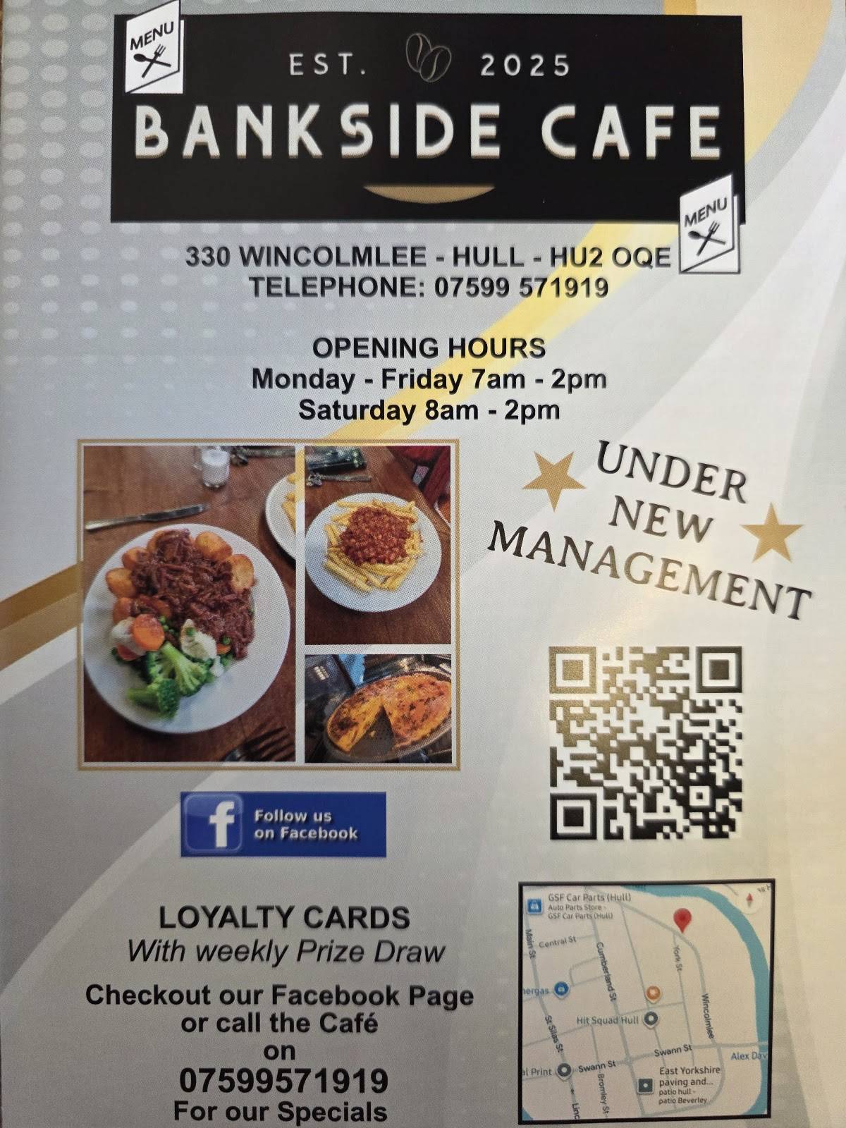 Bankside Cafe меню
