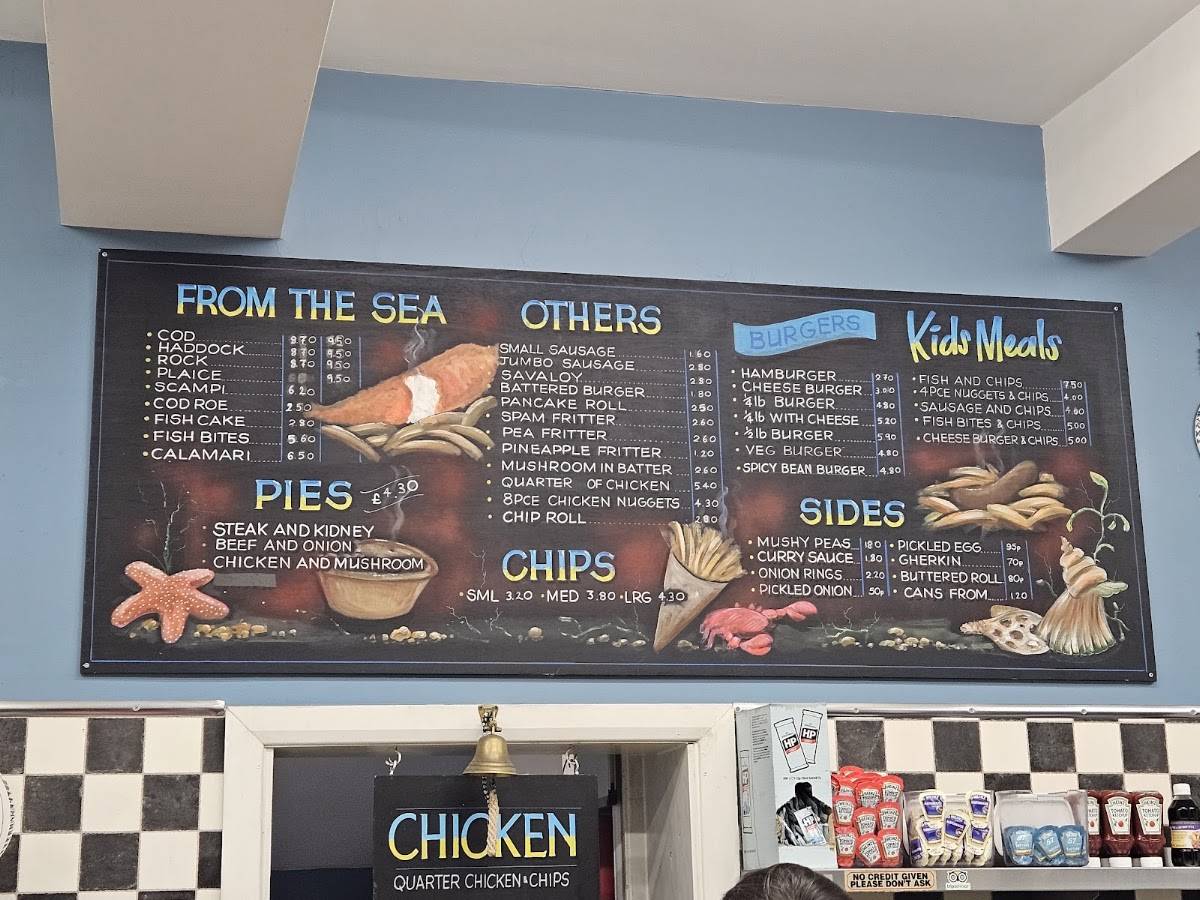 Castle Fish Bar меню