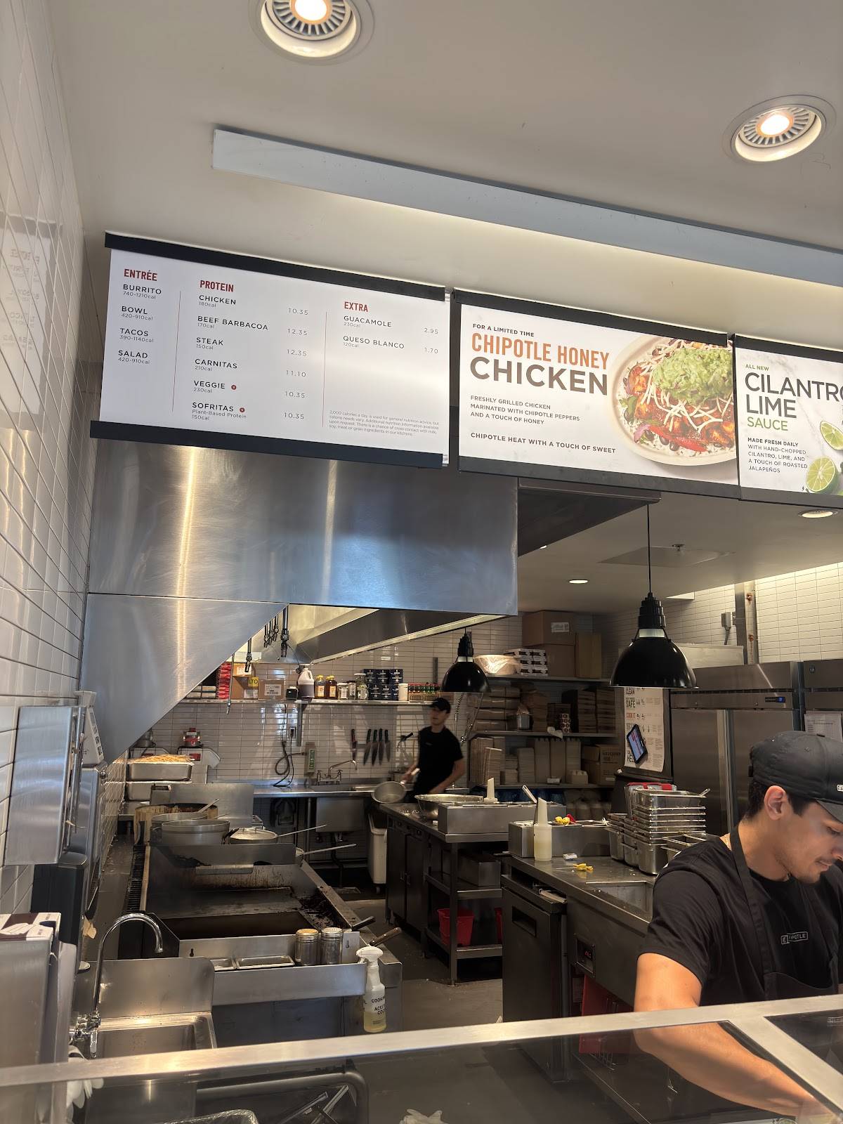 Chipotle Mexican Grill меню