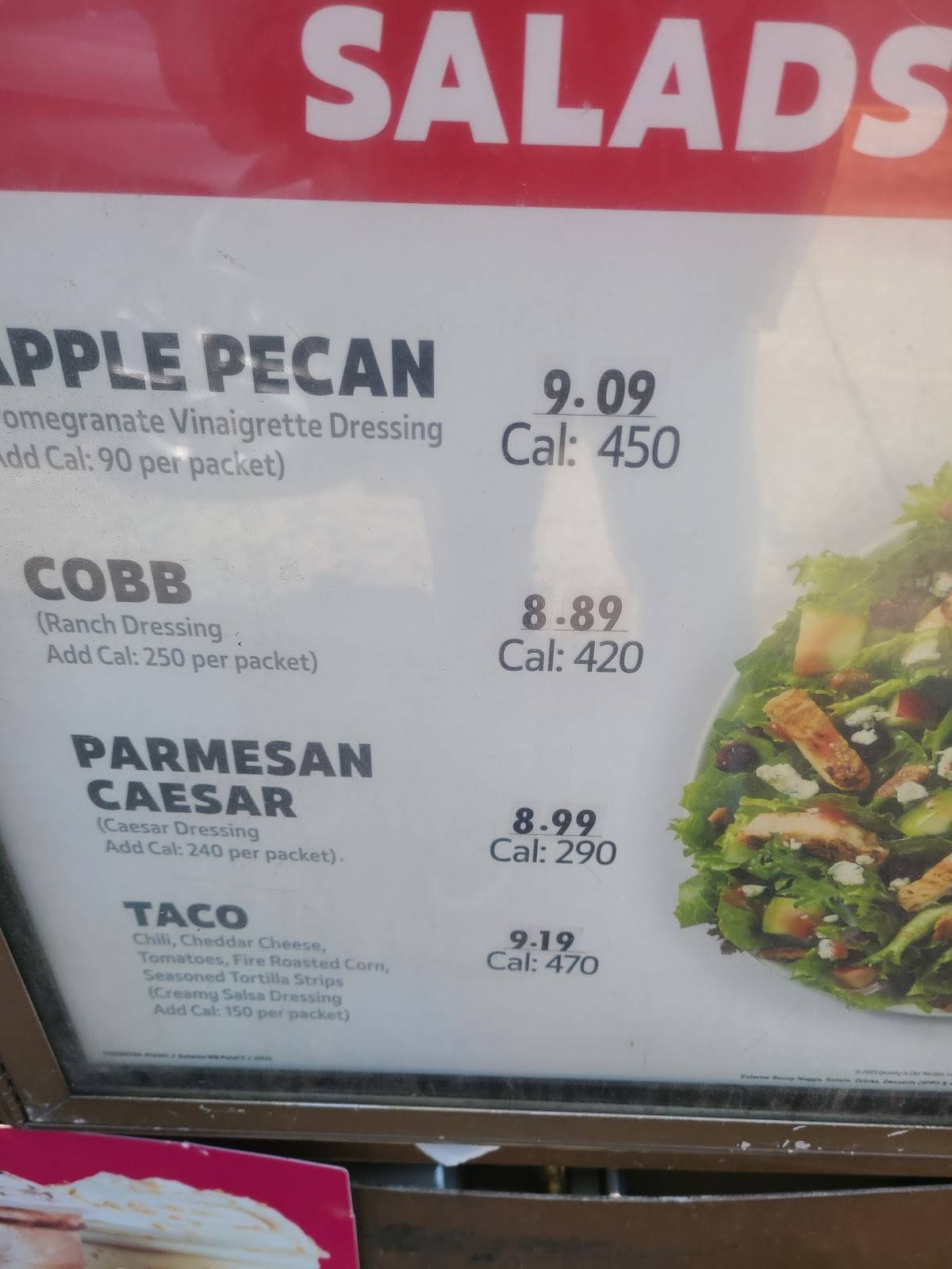 Wendy's меню