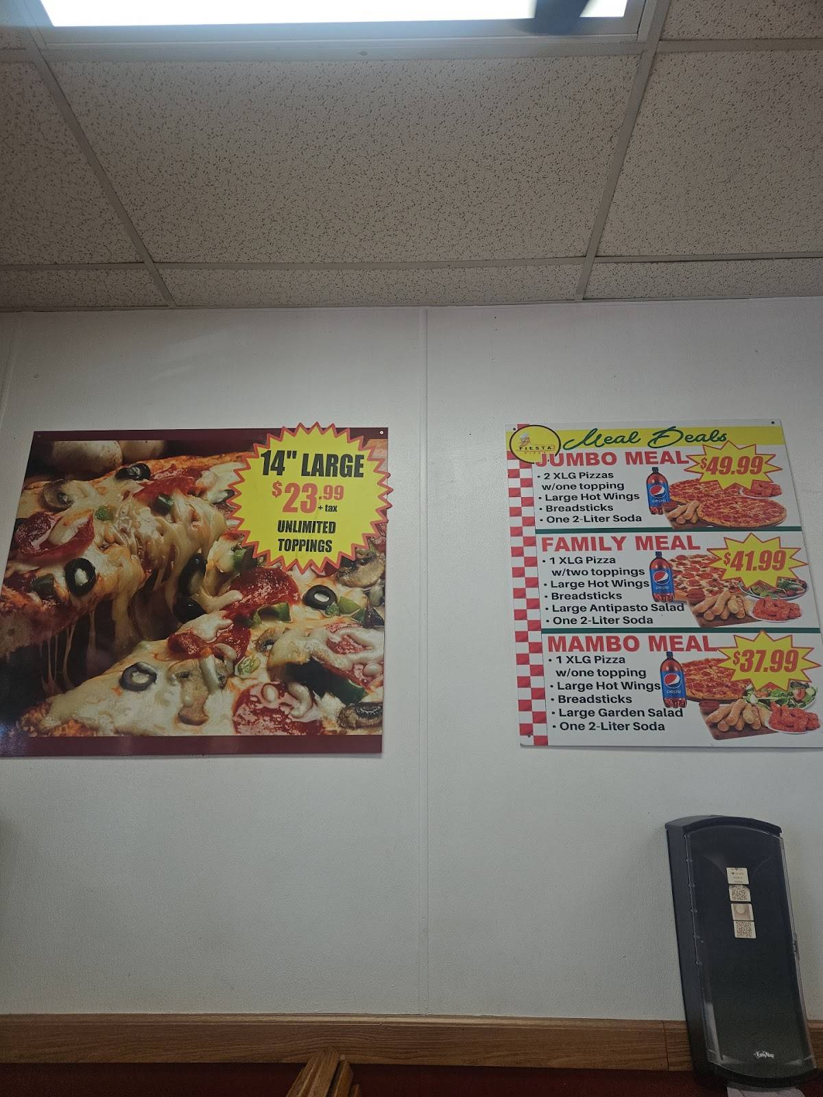 Fiesta Pizza меню