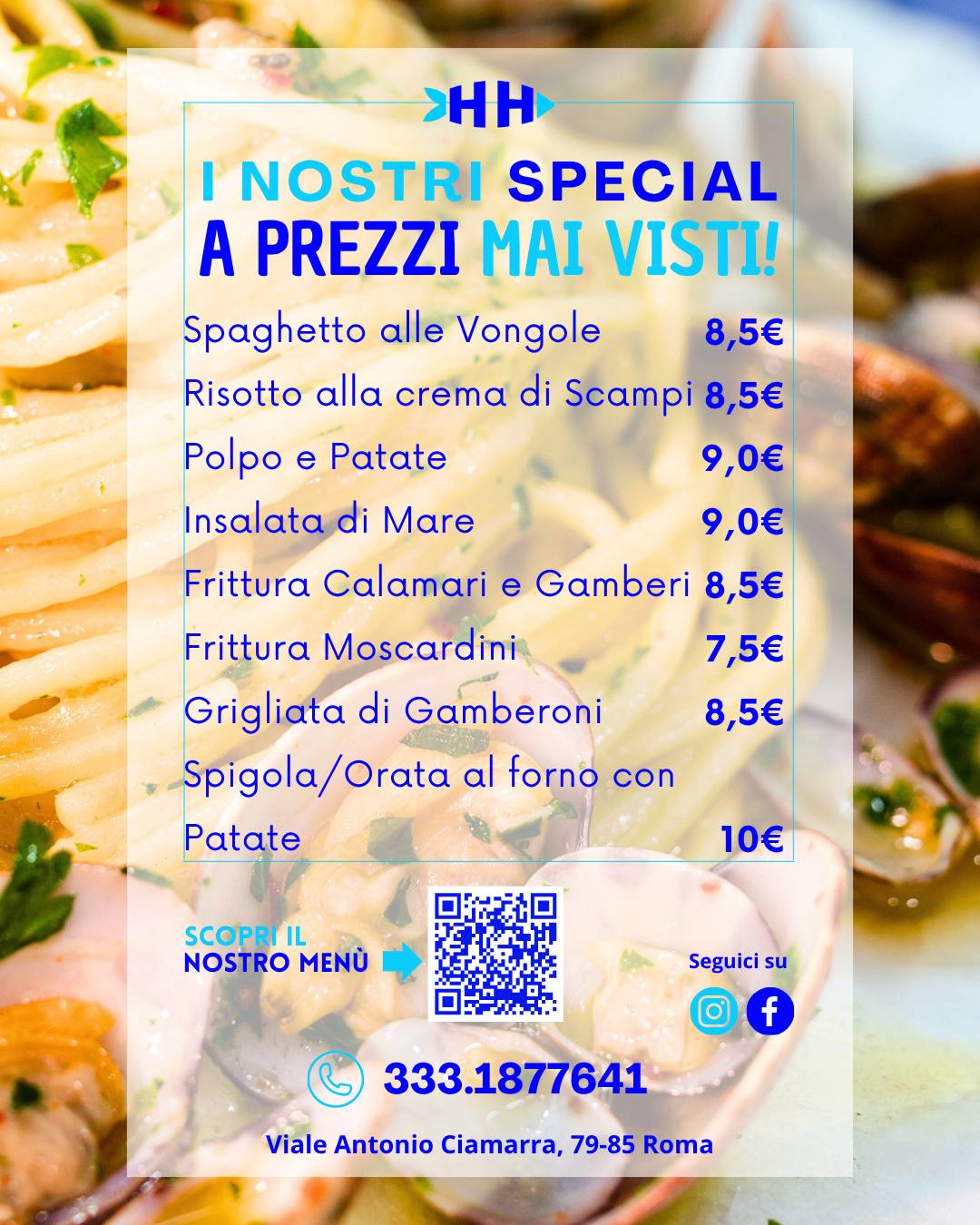 FisHHouse Ristorante меню