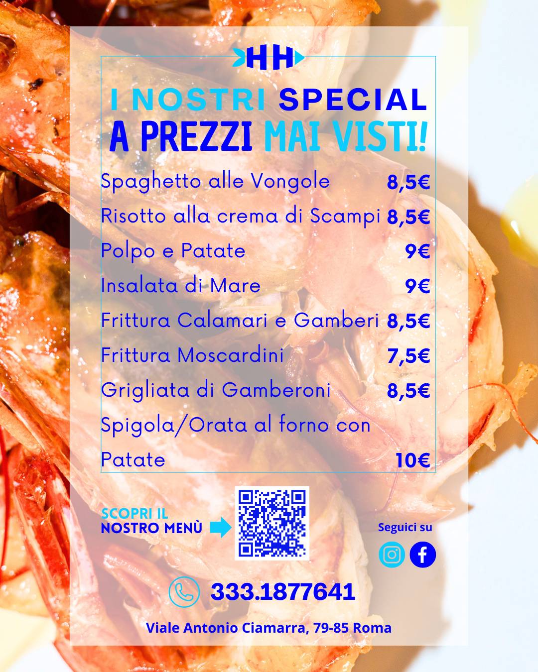 FisHHouse Ristorante меню