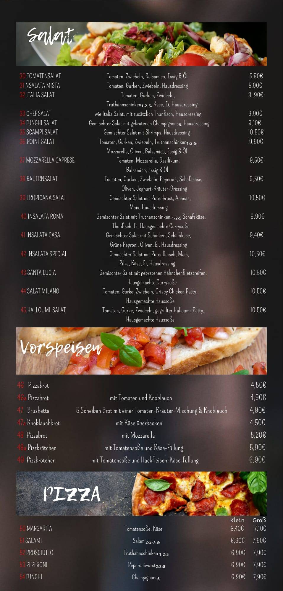 Food Point Usingen меню