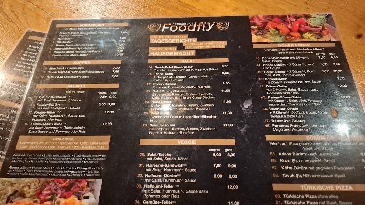 Foodfly меню