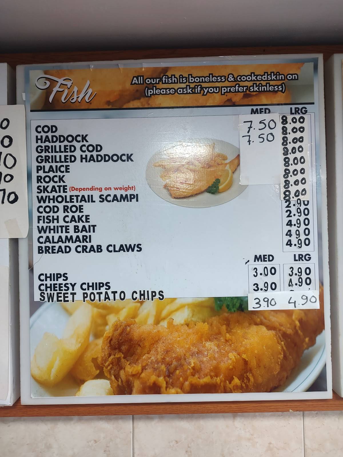 Friends Fish & Chips меню