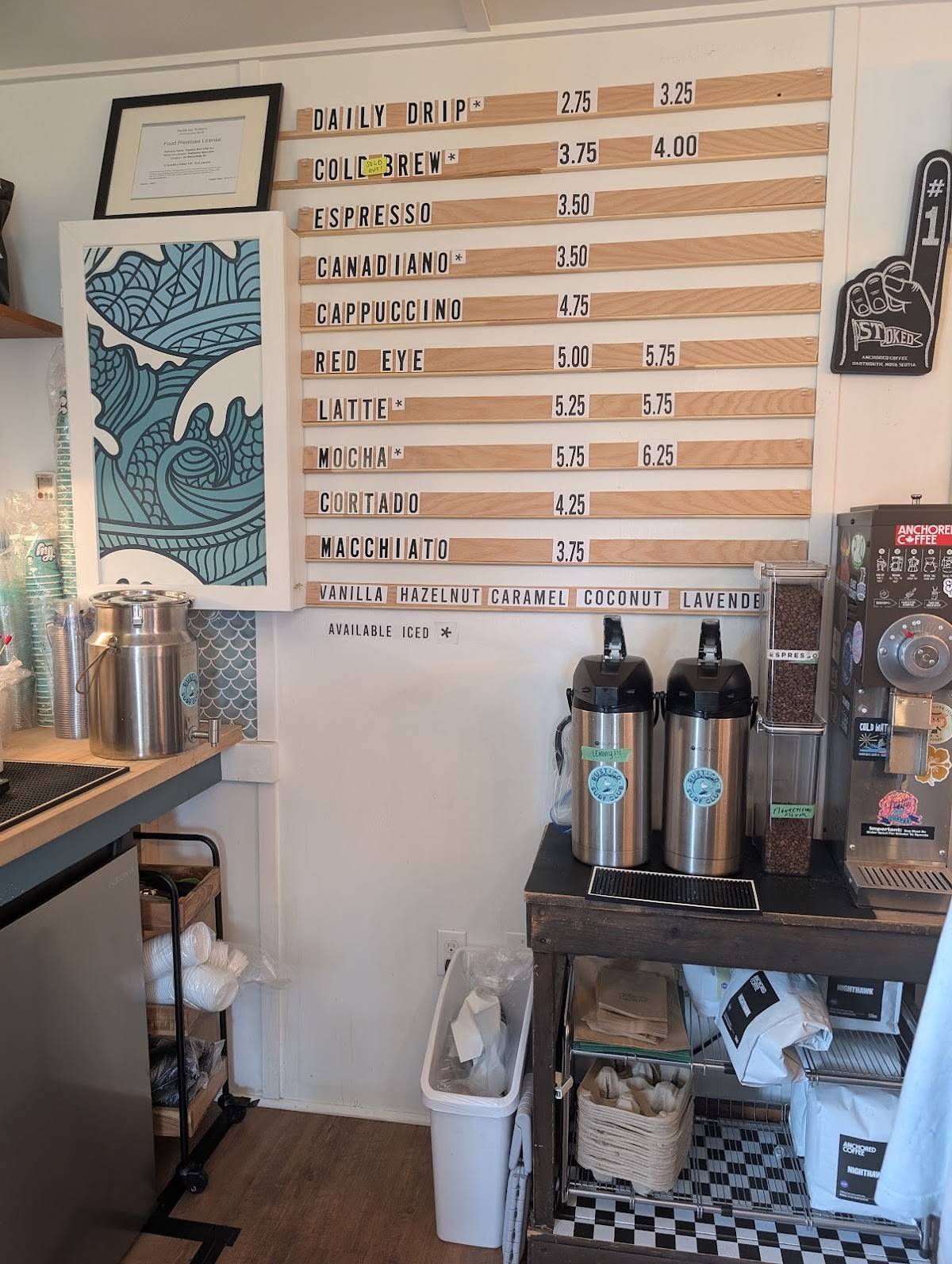 Frothy Coffee Bar меню