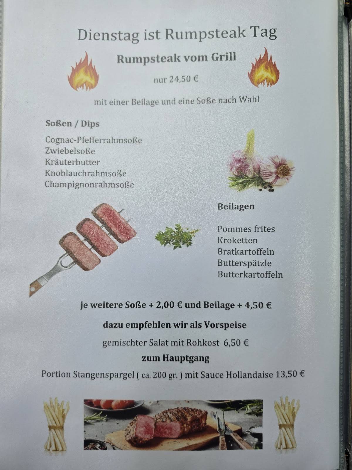 Gasthaus Lamm Ottersdorf меню