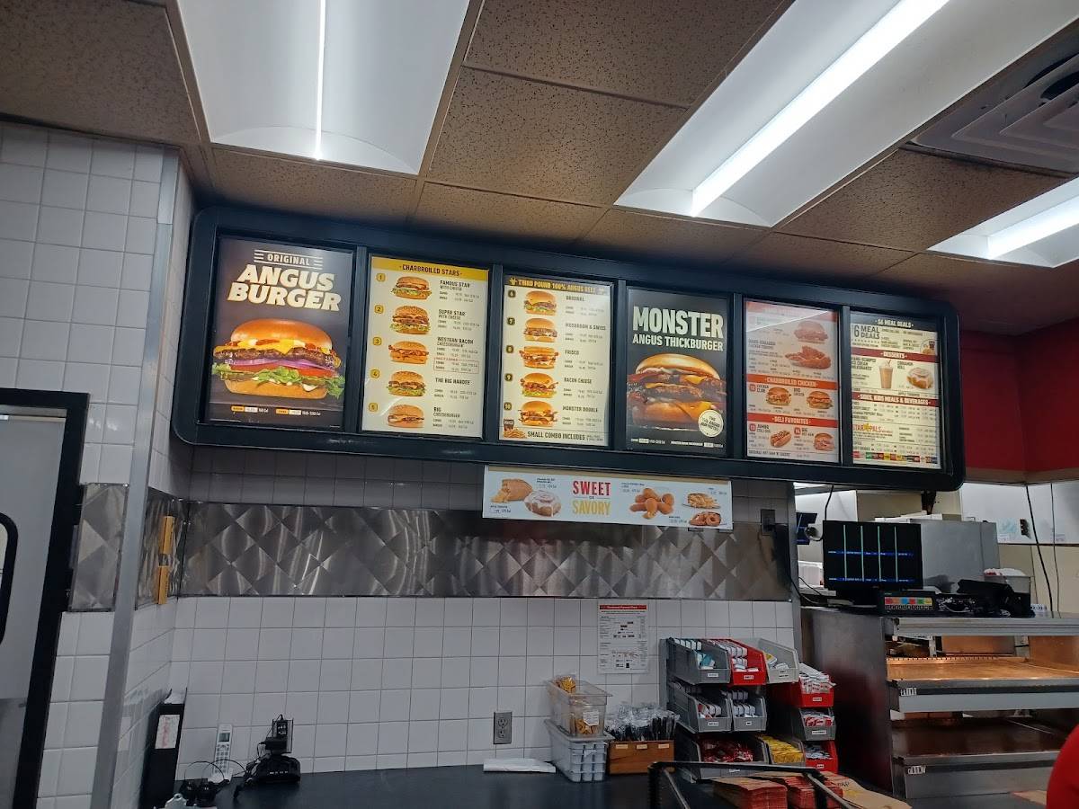Hardee's меню