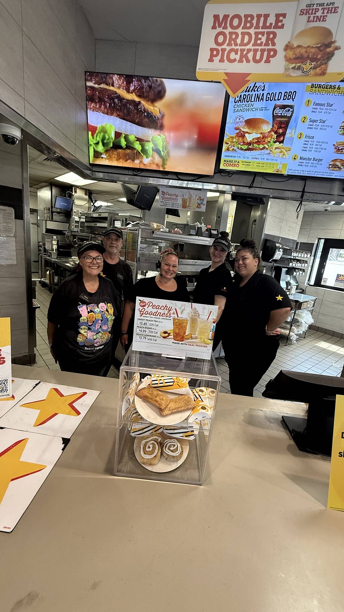 Hardee's меню