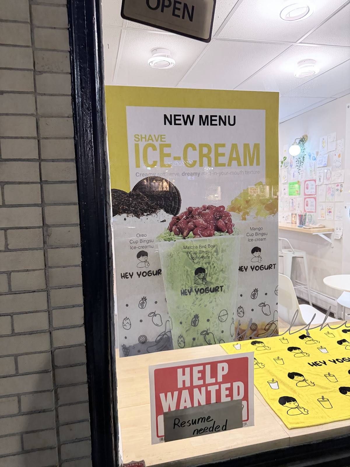 Hey Yogurt Ridgewood меню
