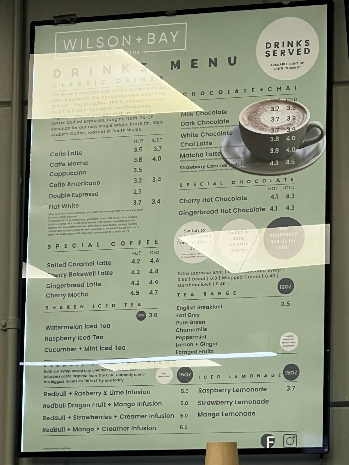 Hi Coffee Express меню