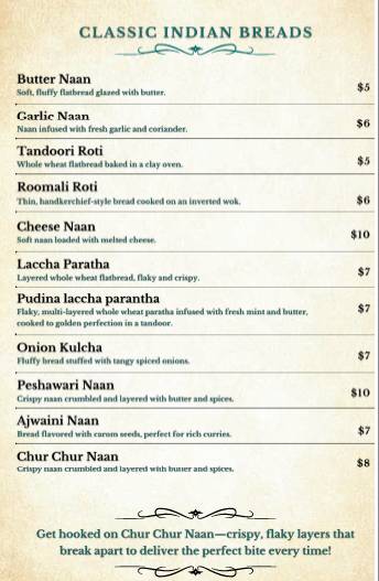 Hichki - Modern Indian Fine Dining меню