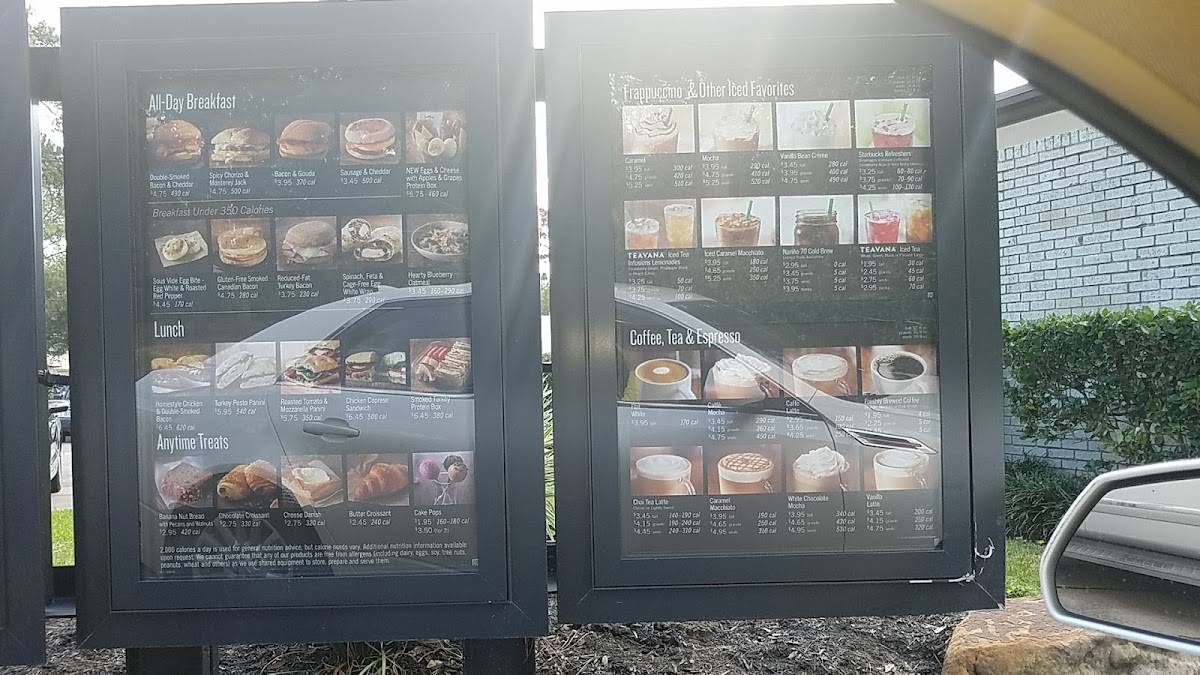 Starbucks Coffee Company меню