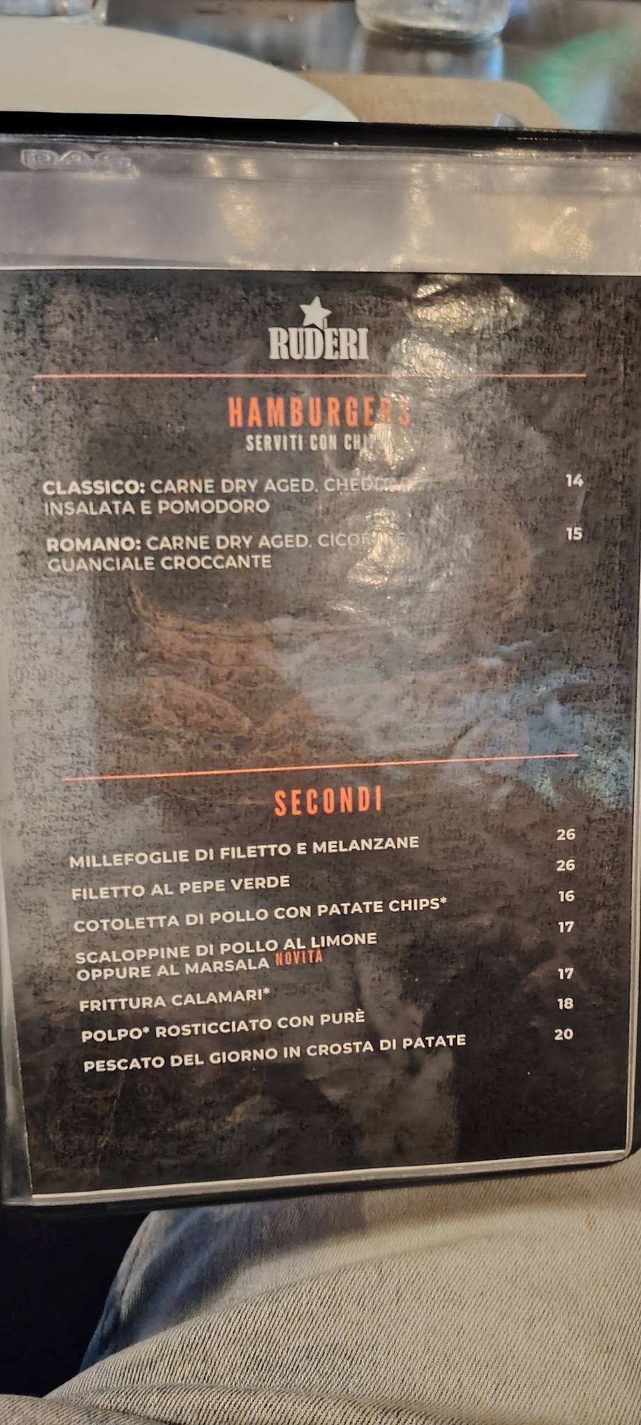 I Ruderi Tavern & Butchery меню