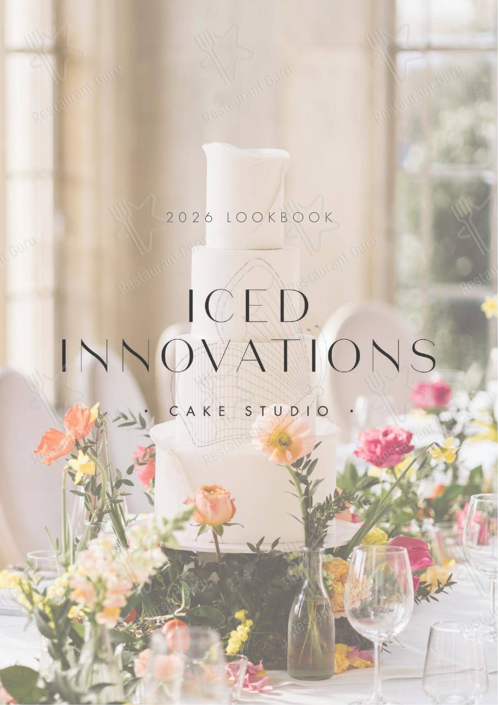 Меню Iced Innovations в Вейбридже