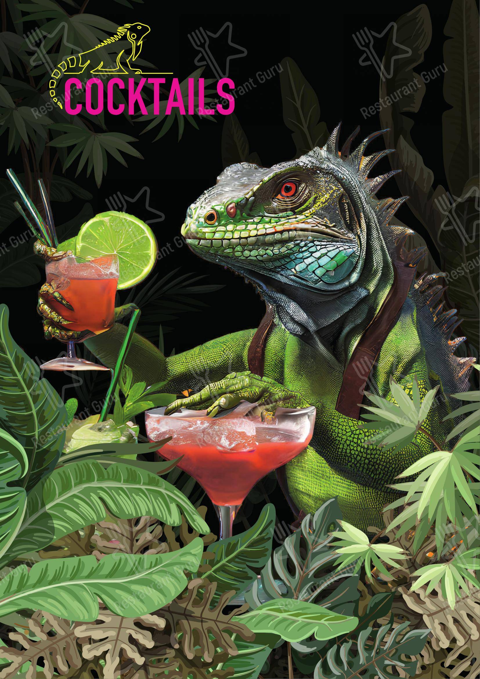 Меню ресторана Iguana Roma - 菜单