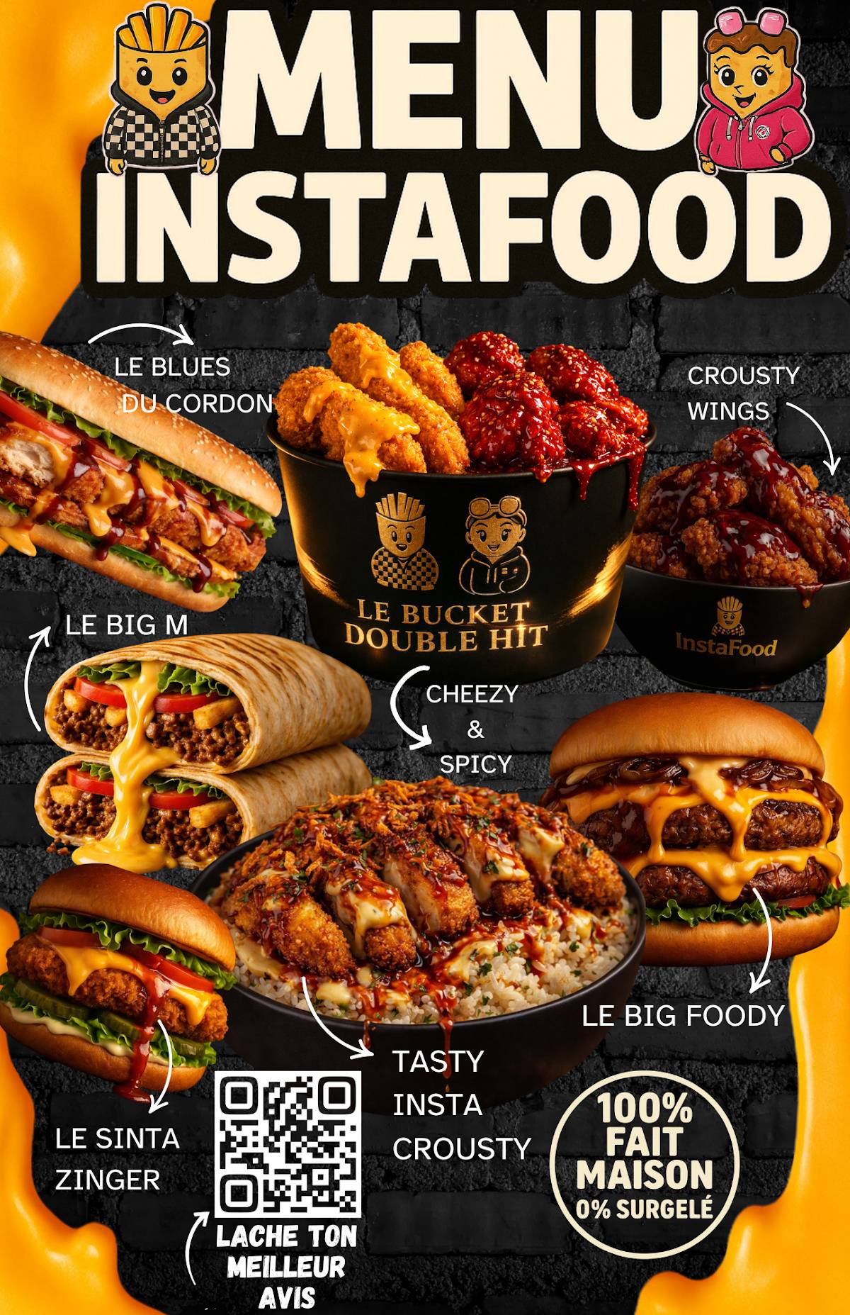 Instafood Rabat меню