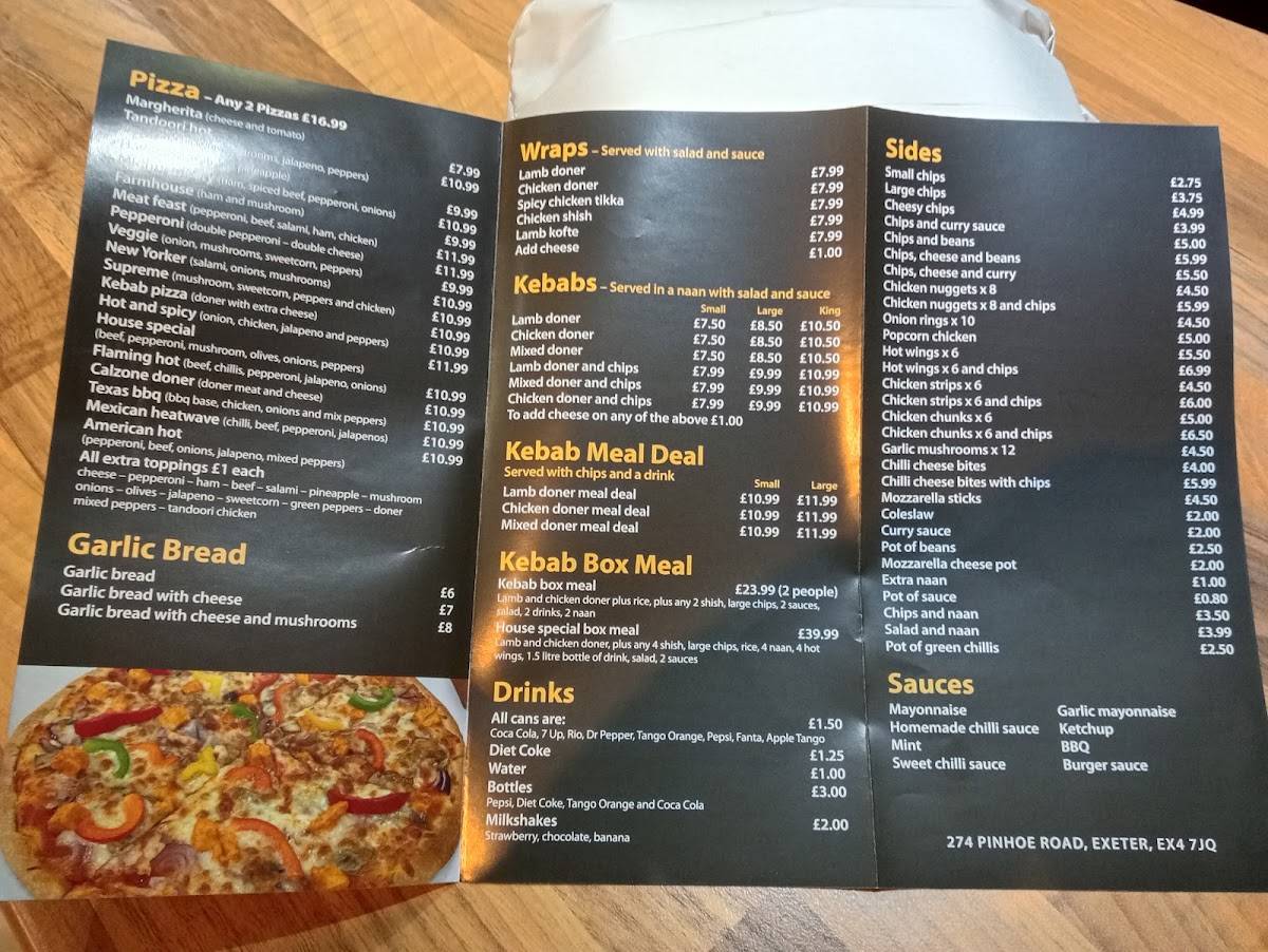 International Kebab & Pizza House меню