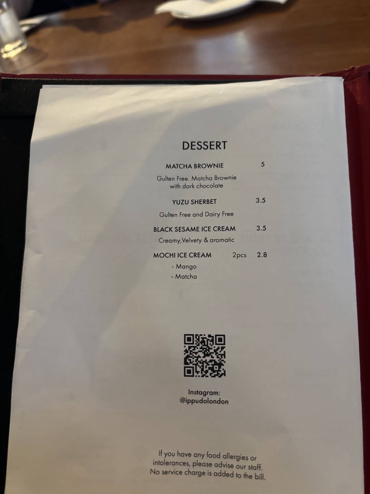 Ippudo Central Saint Giles меню