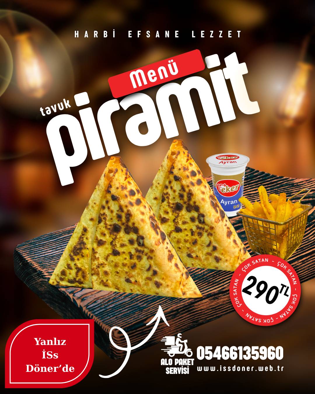 İss Döner Sarımazı меню