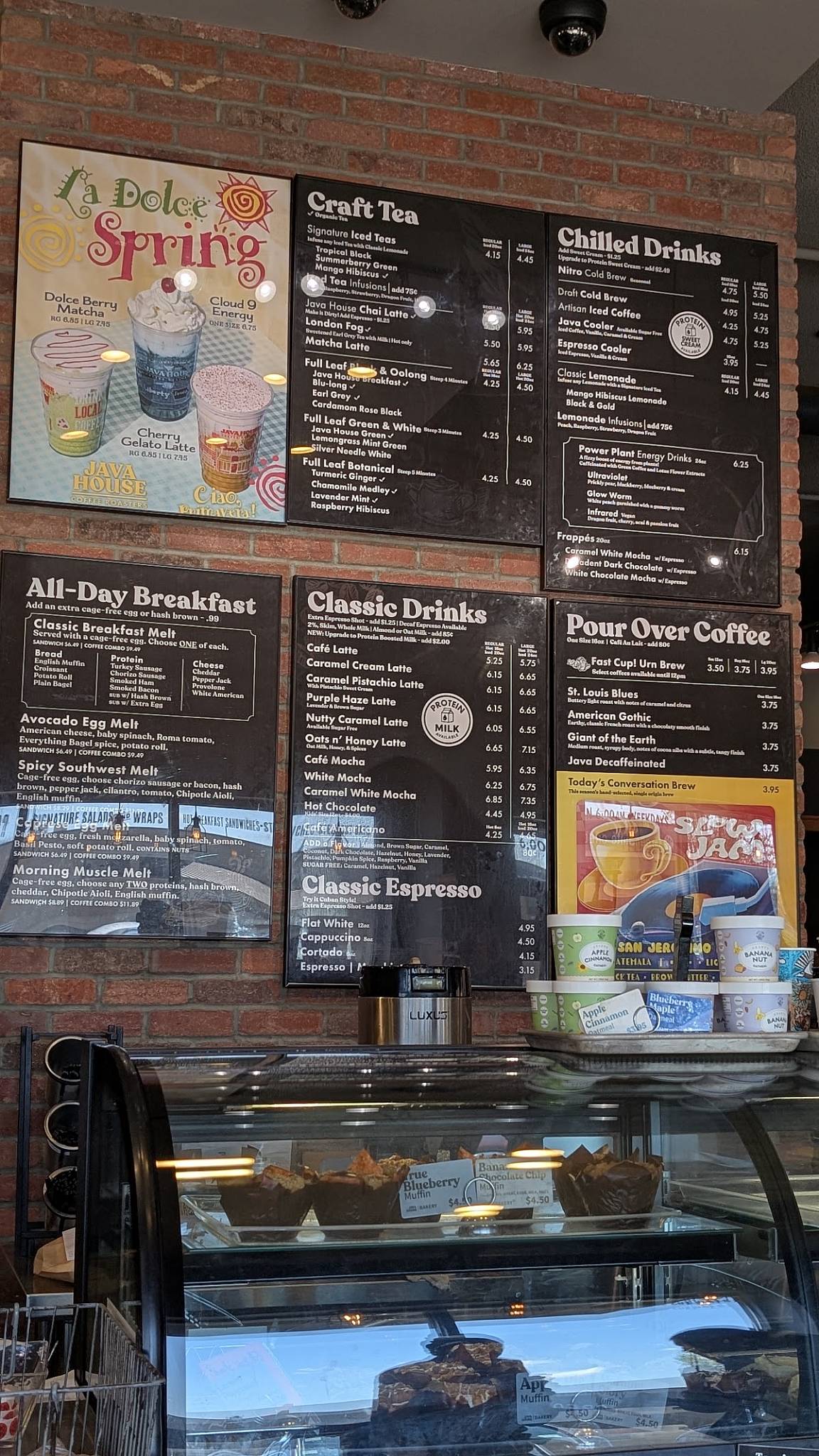 Java House Coffee Roasters - Mormon Trek меню