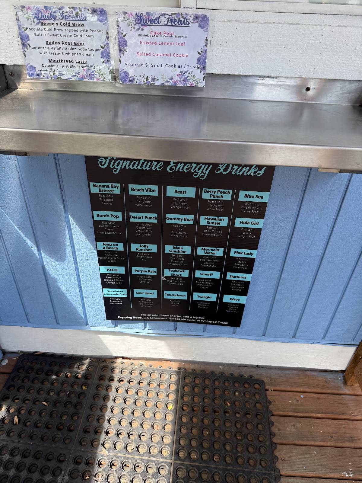 Java Jive Thru Espresso меню