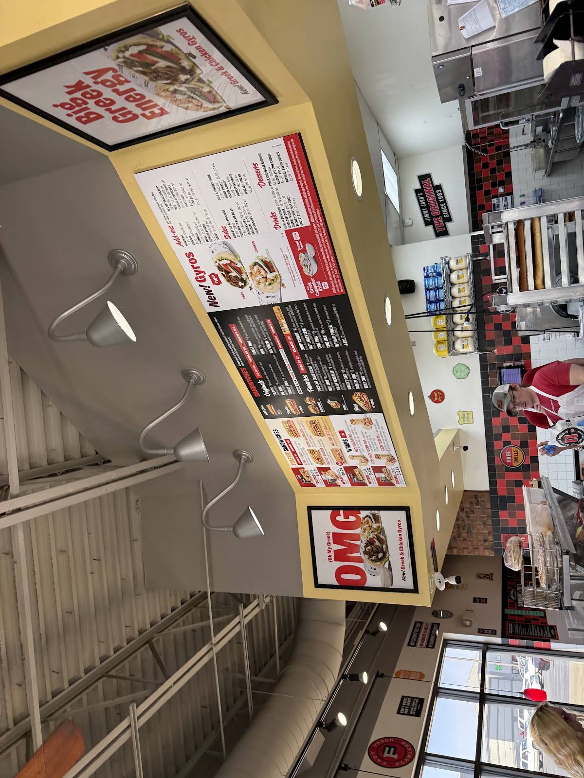 Jimmy John's меню