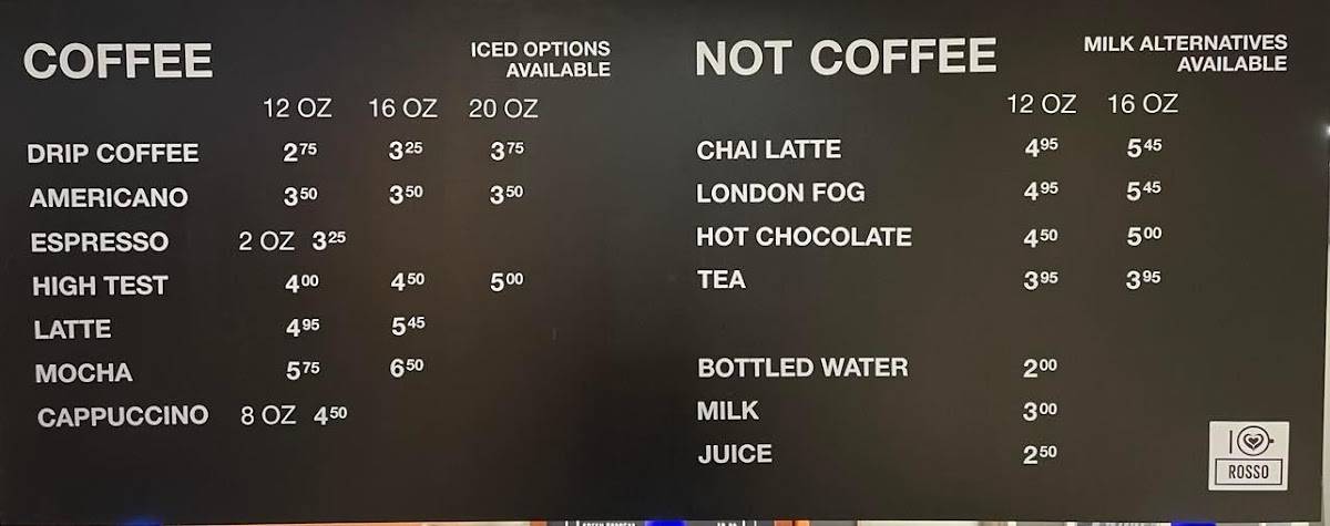 Juice & Java меню