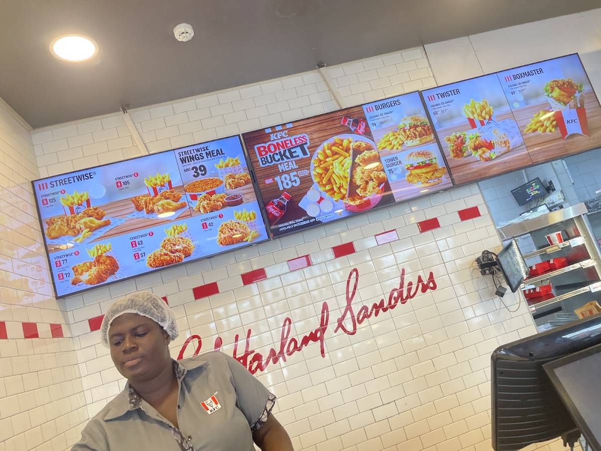 KFC Adenta Shell меню