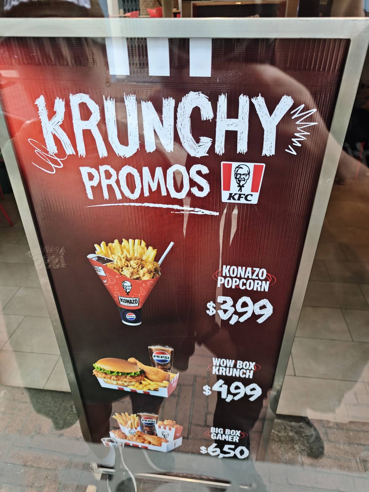 KFC - Colonial меню