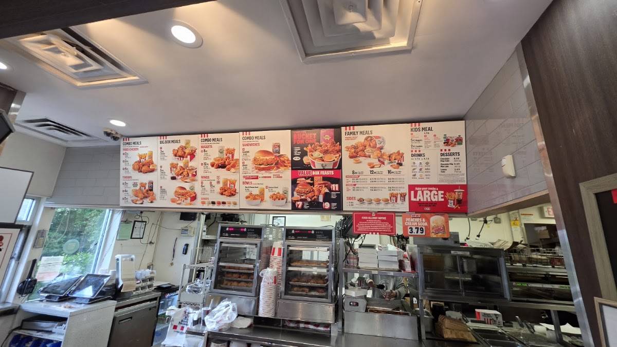 KFC меню