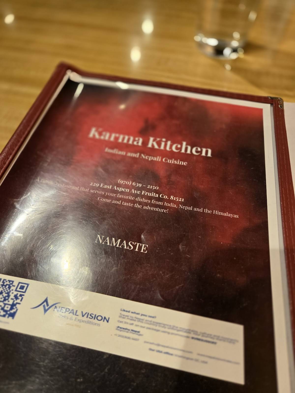 Karma Kitchen меню
