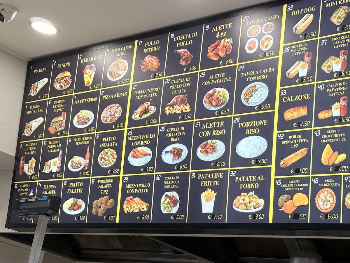 Kebabbaro меню