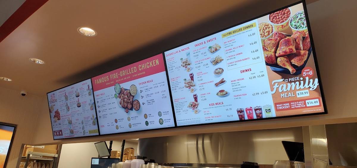 El Pollo Loco меню