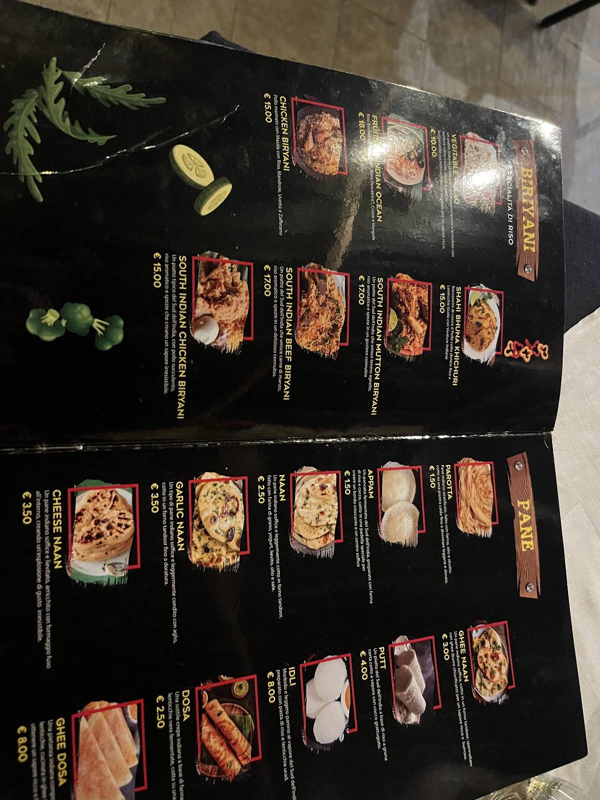 Kerala Tiger Tandoori - Ristorante Indiano меню