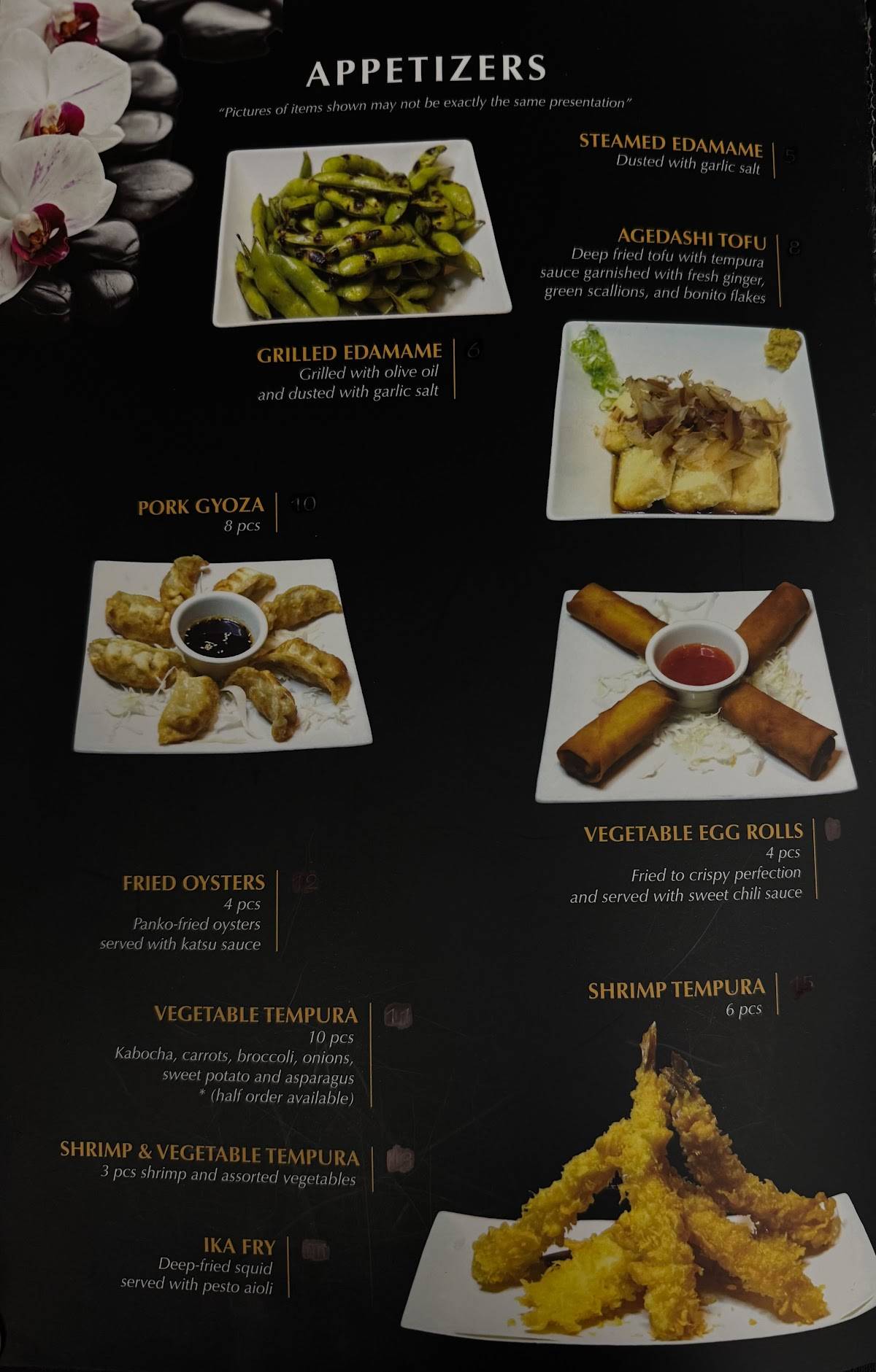 Kinja Sushi меню