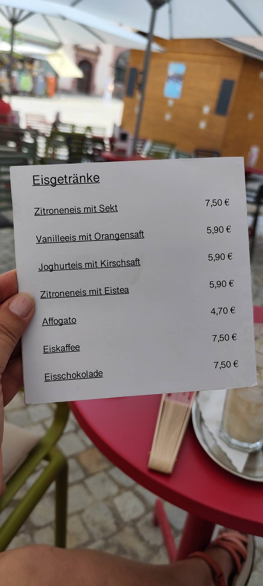 Konditorei Cafe Schädle меню