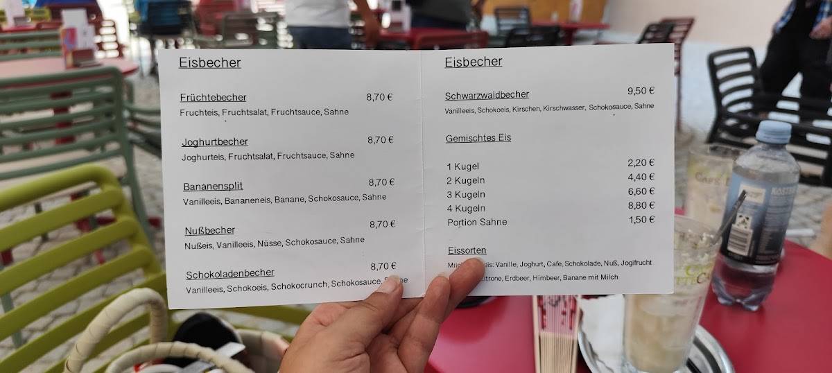 Konditorei Cafe Schädle меню