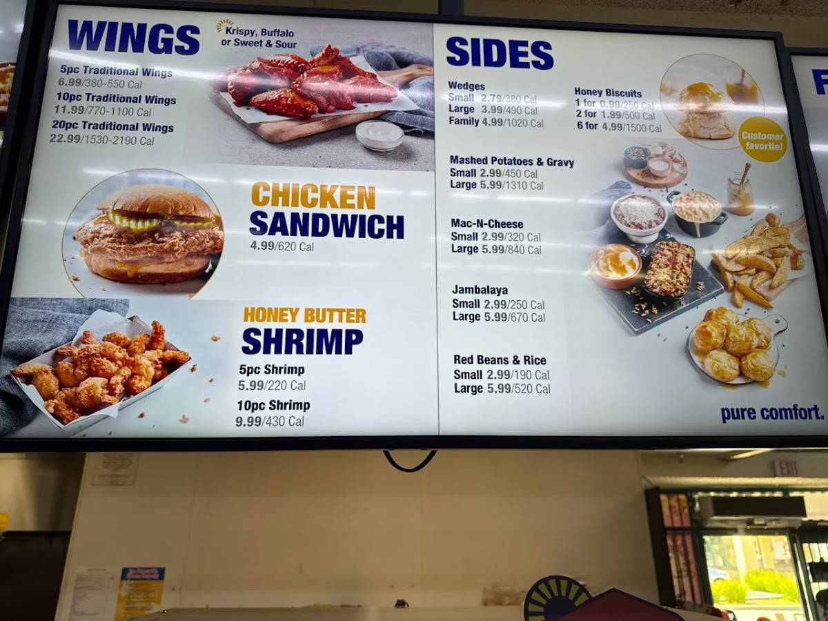 Krispy Krunchy Chicken меню