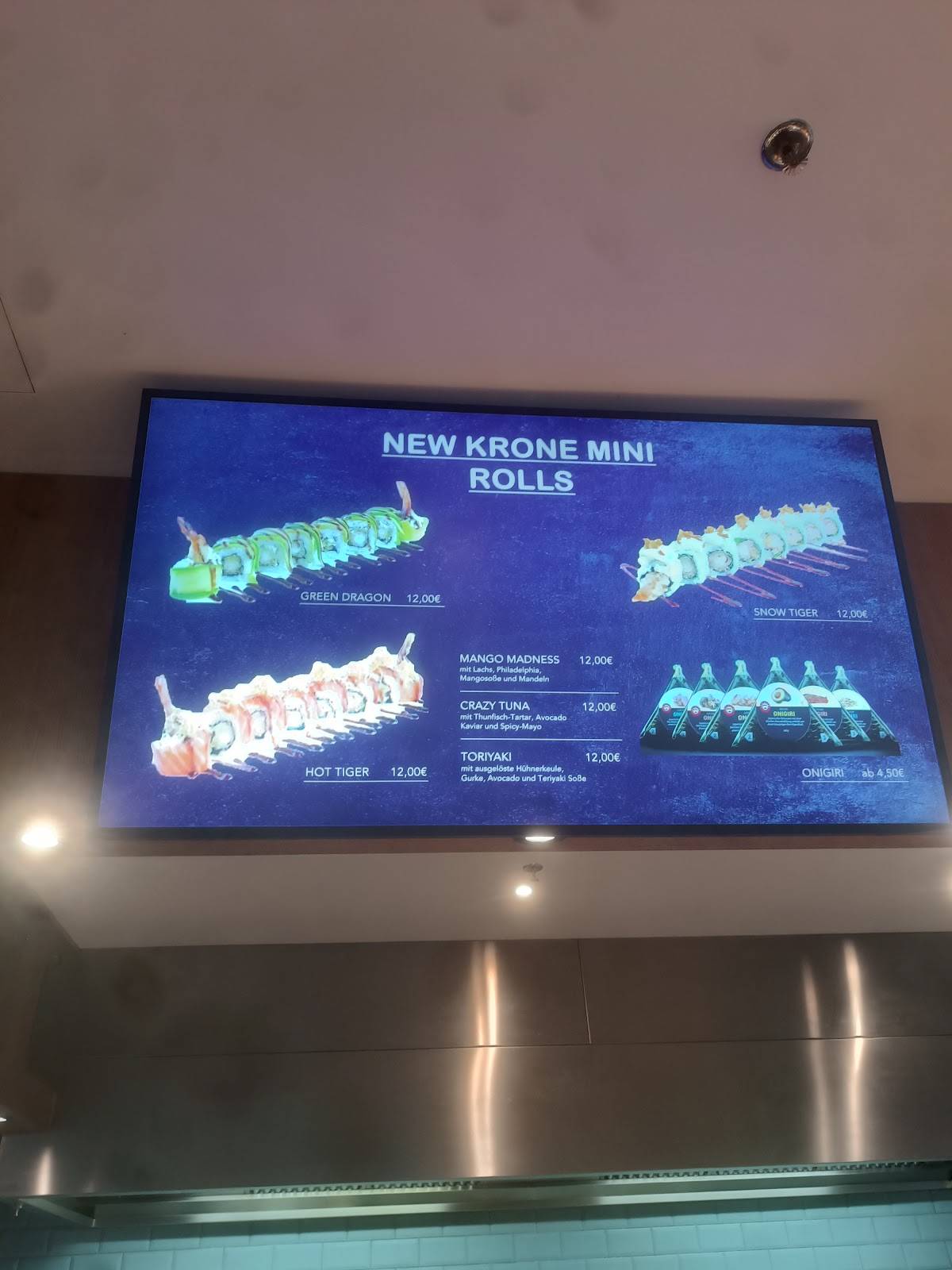 Krone Mini меню