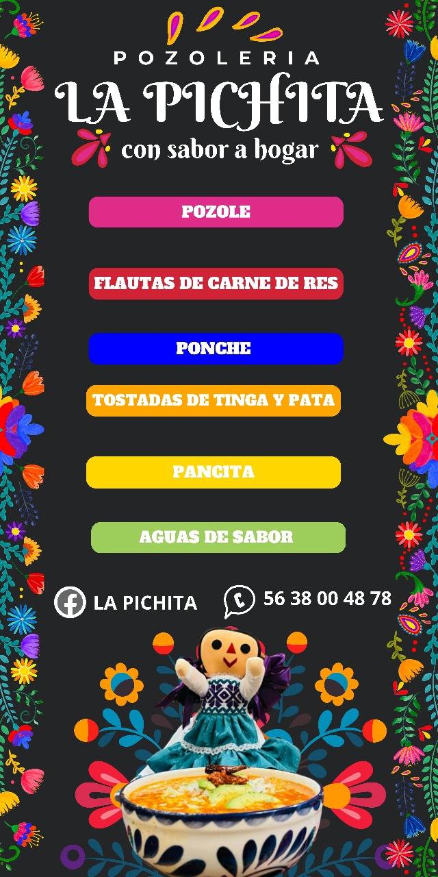 LA PICHITA меню