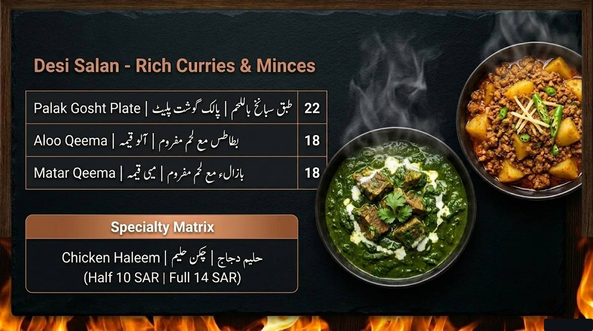 Lahori Pakwan Riyadh меню