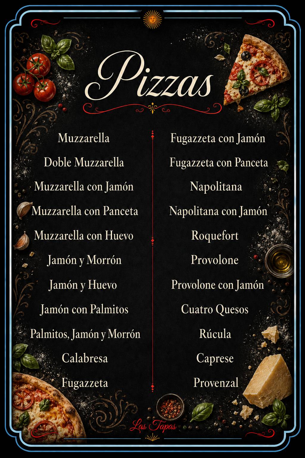 Las Tapas - Ricardo Rojas меню