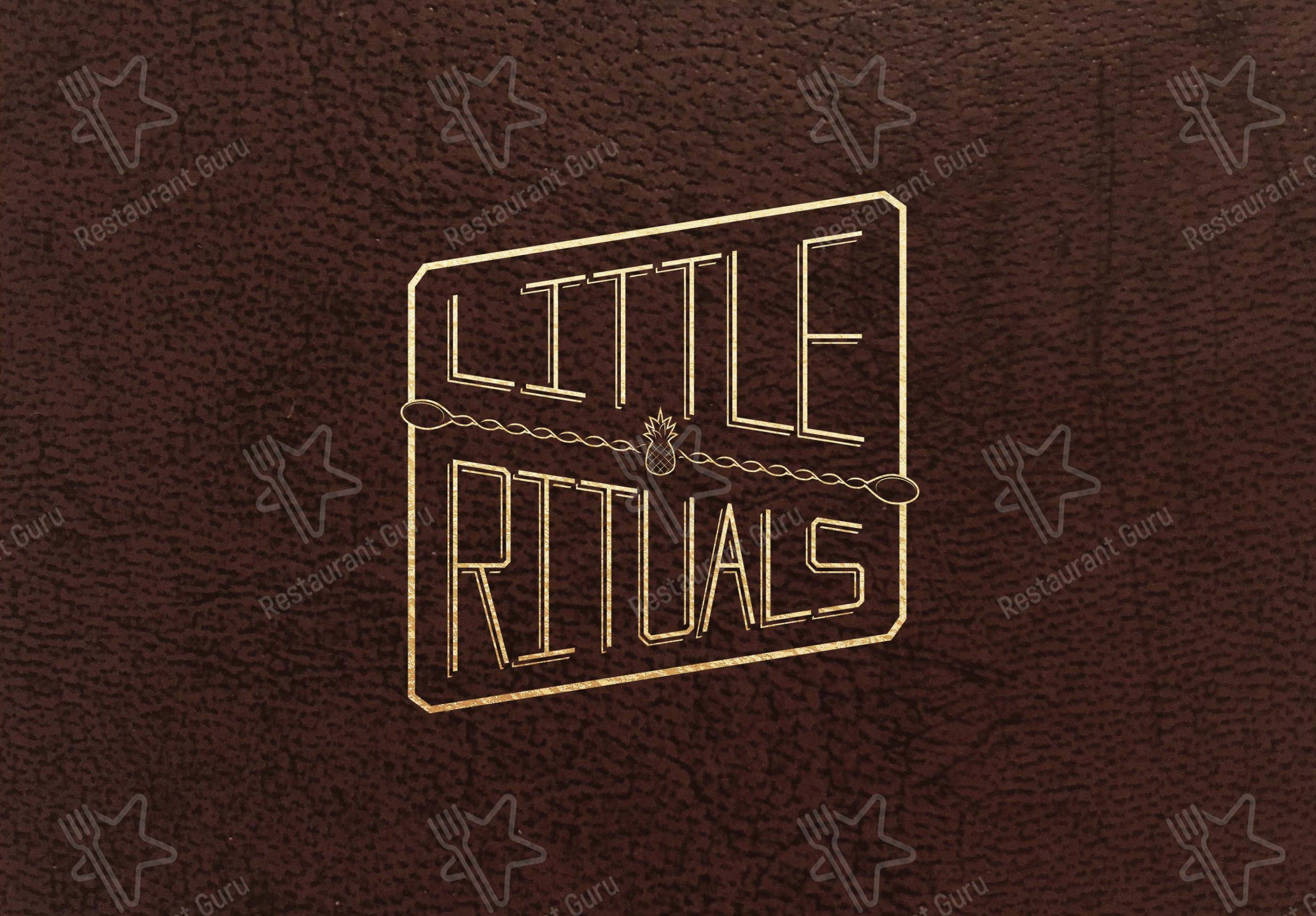 Меню паба и бара Little Rituals